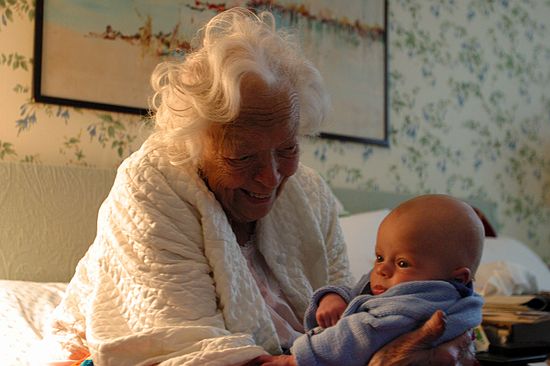 Granny Jean and Zeke.