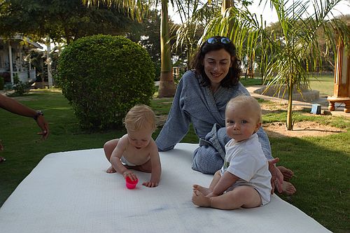 Poolside at the Thande of Old Bagan.