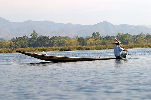 Fisherman on Inle Lake.