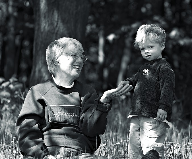 With Ba Lynn on Fox Poop Hill.